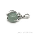 Venta al por mayor de joyería de moda Aventurine Sphere Dragon Claw Pendant